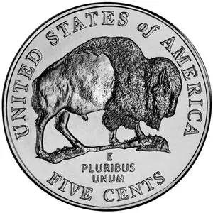 2005 Nickel - P - American Bison reverse